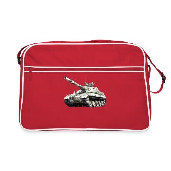 Legendary self-propelled howitzer 2nd World War - Retro Bag - red/white - Front