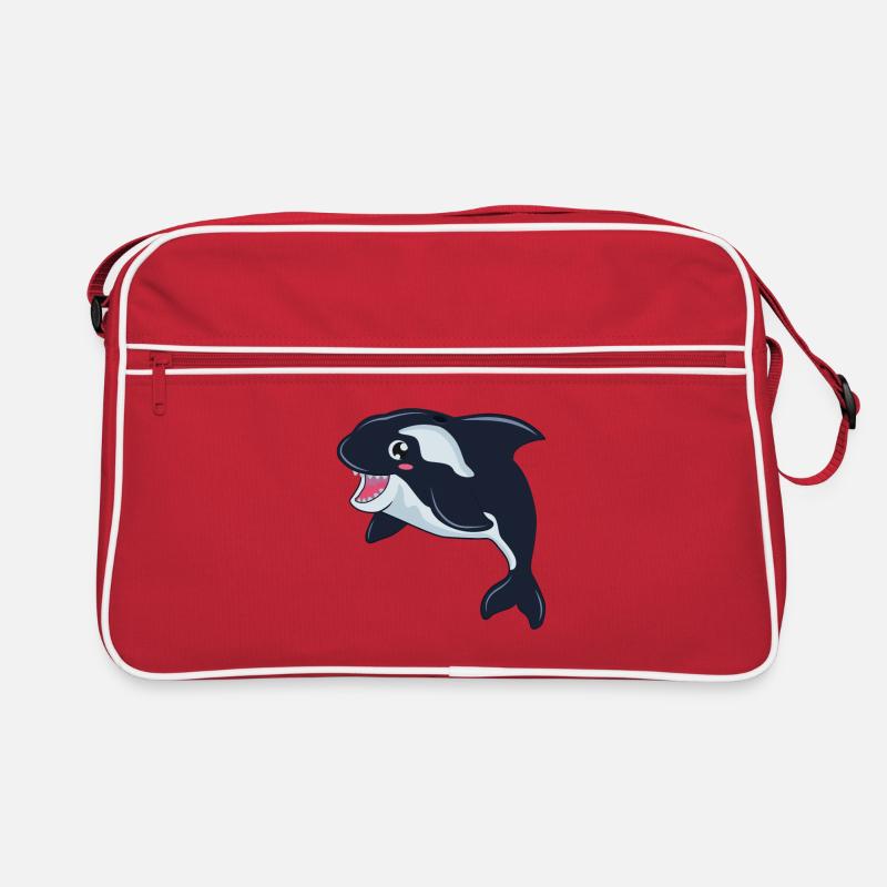 Orca Wal Retro Tasche