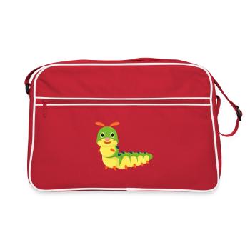 Bande dessinée Caterpillar - Sac Retro - rouge/blanc - Devant