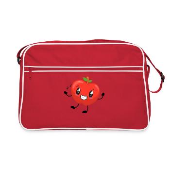 Pomme - Sac Retro - rouge/blanc - Devant