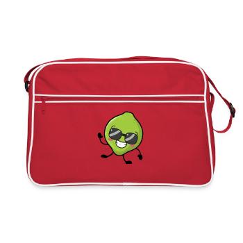 Chaux fraîche - Sac Retro - rouge/blanc - Devant
