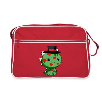 Dragon Gentleman Heart Seducer Ripper Guy - Sac Retro - rouge/blanc - Devant
