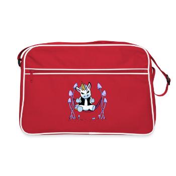 Unicorns Unicorn Hammock - Retro Bag - red/white - Front