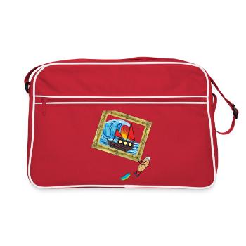 Navire de détresse Peanut Seaman, Seaman - Sac Retro - rouge/blanc - Devant