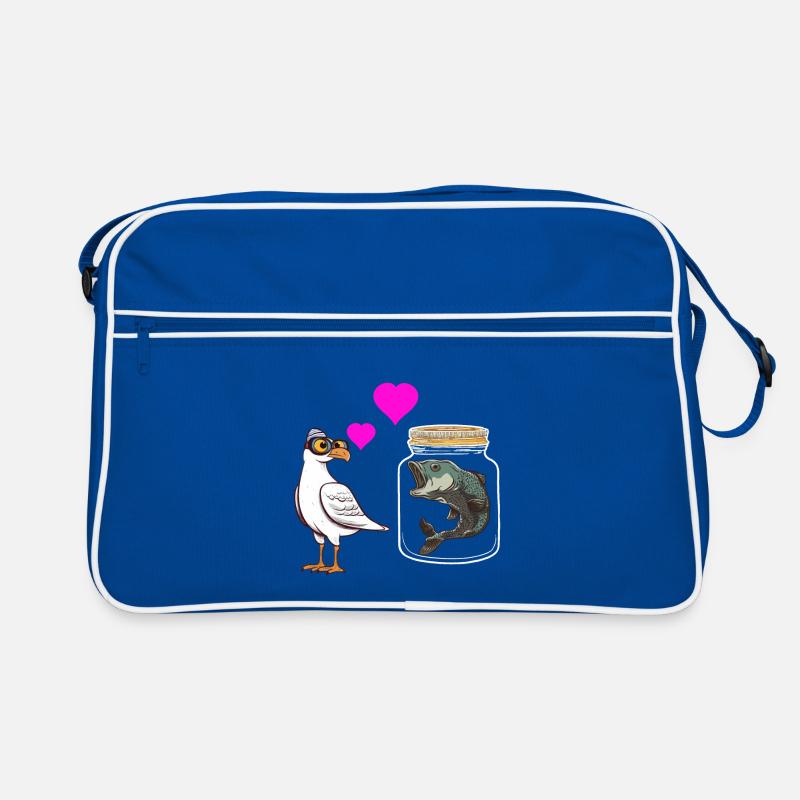 Seagull aime pêcher Marin maritime Sac Retro