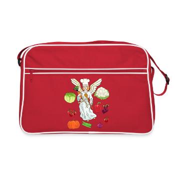 Angel Heavenly Cooking Légumes Cuisine Chefs - Sac Retro - rouge/blanc - Devant