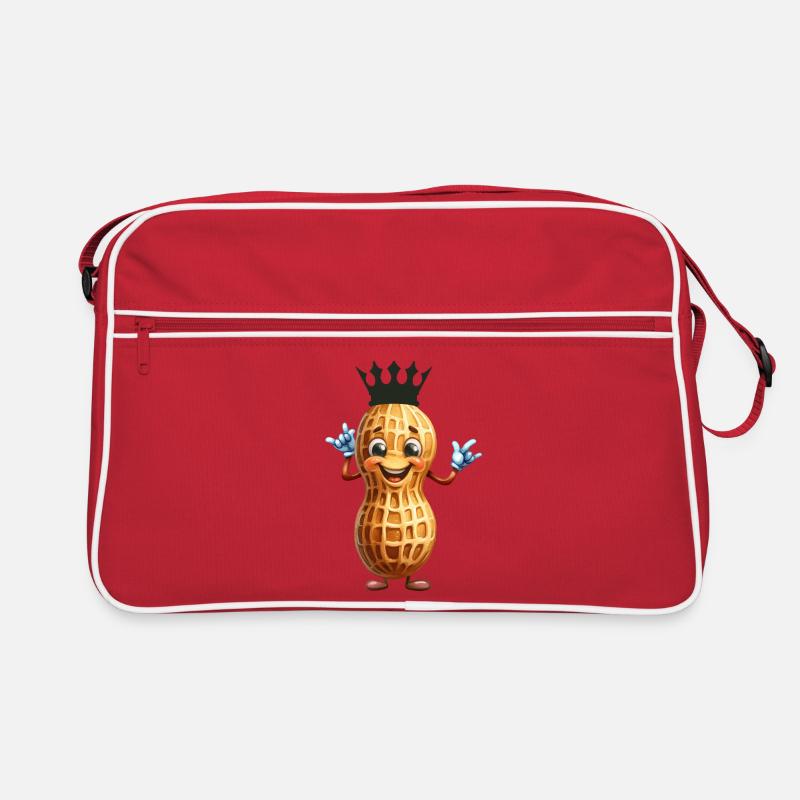 Peanut King Peanuts Nut Nuts Peanuts Retro Bag