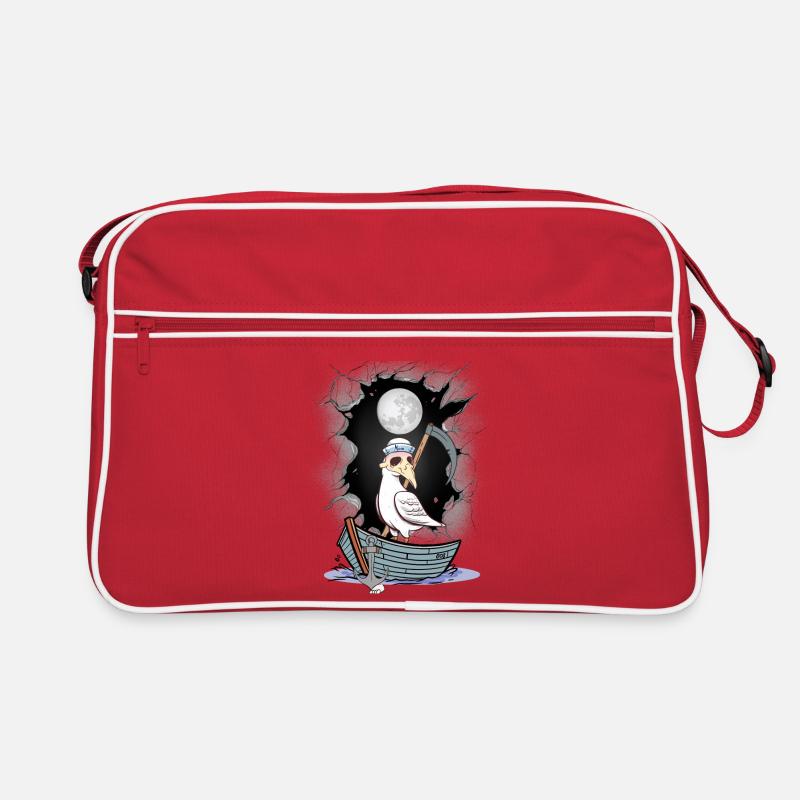 Halloween Seagull Seagulls Maritime Sailor Sailor Retro Bag