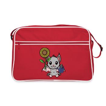 Hobby jardinier Jardinier Chauve-souris de jardin Jardinage Enfants - Sac Retro - rouge/blanc - Devant