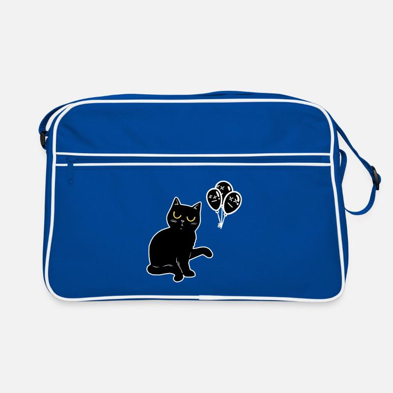 Ballons d’Halloween chat chat noir Sac Retro