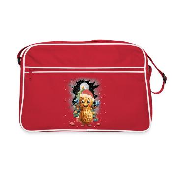 Cacahuètes Cacahuètes Père Noël Noël - Sac Retro - rouge/blanc - Devant
