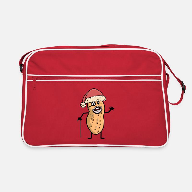 Noël Papy Cacahuète Père Noël Sac Retro