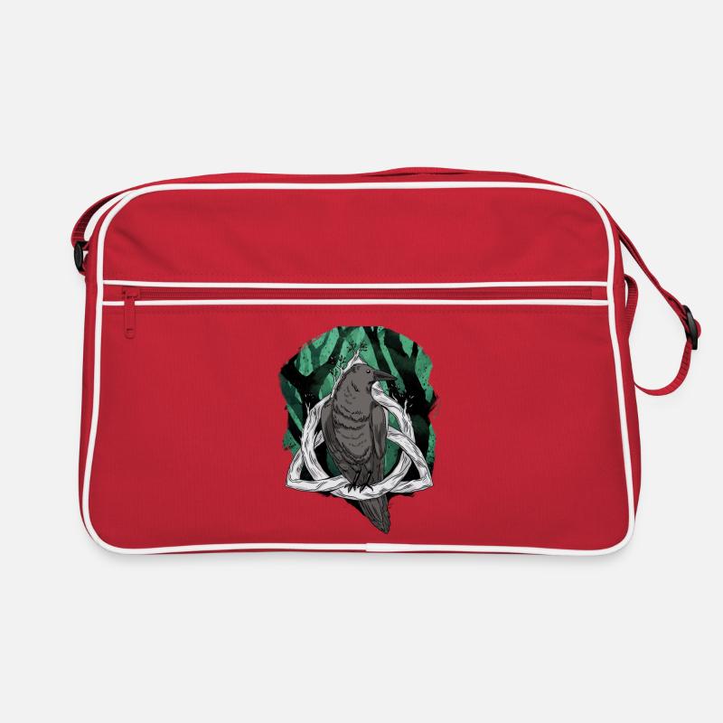 Forest Raven Raven Crow Crow Mystical Bird Retro Bag