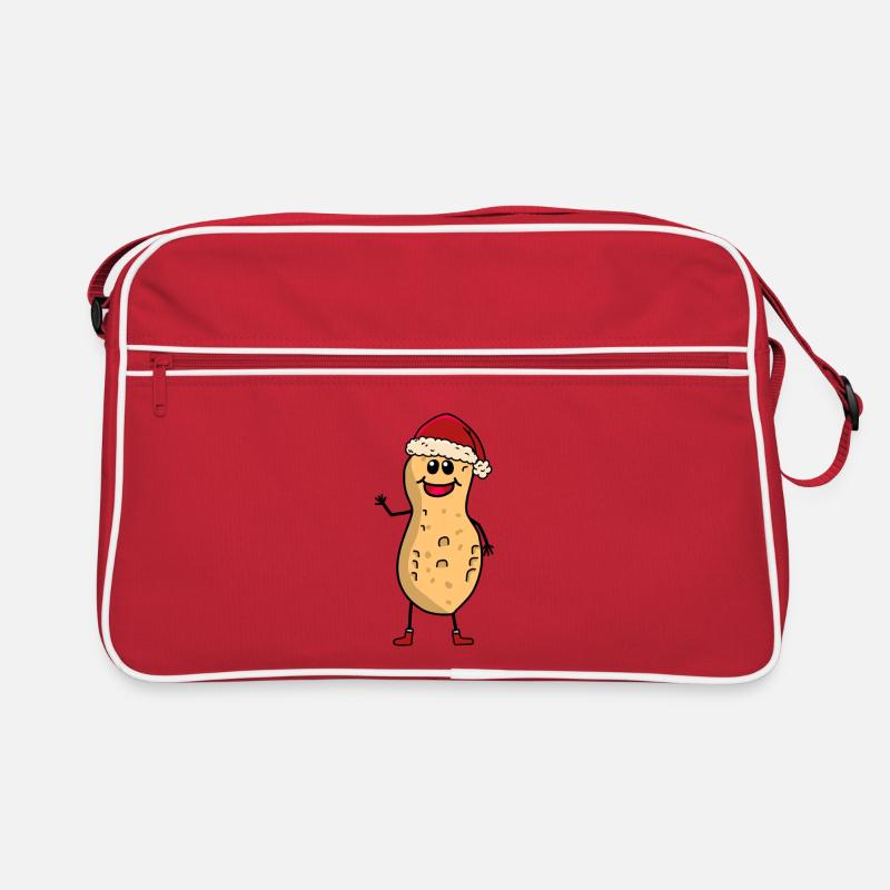mignon cacahuète nain Père Noël Sac Retro