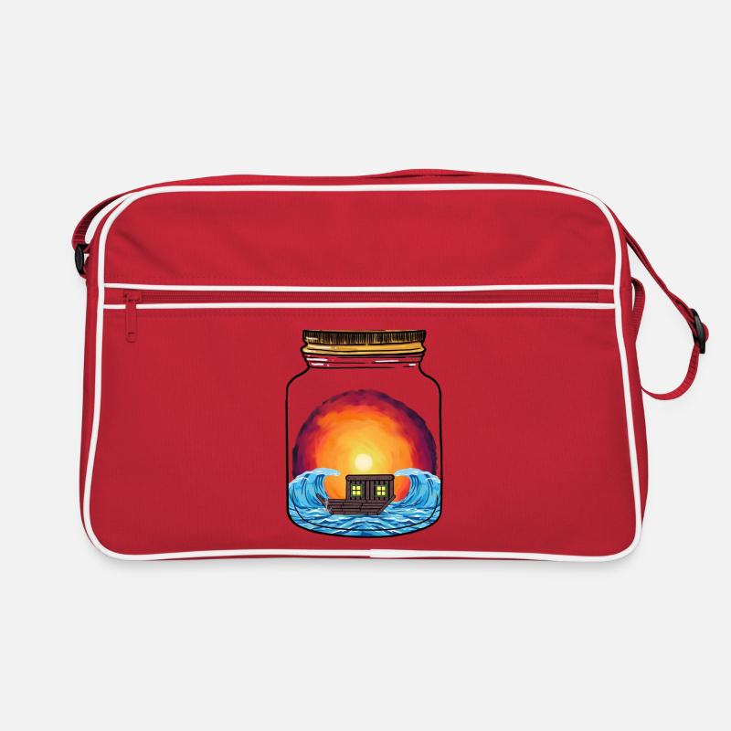 Boot Boote Schiff Schiffe Retro Tasche
