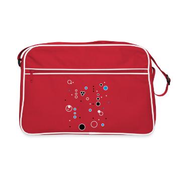 bulles - Sac Retro - rouge/blanc - Devant