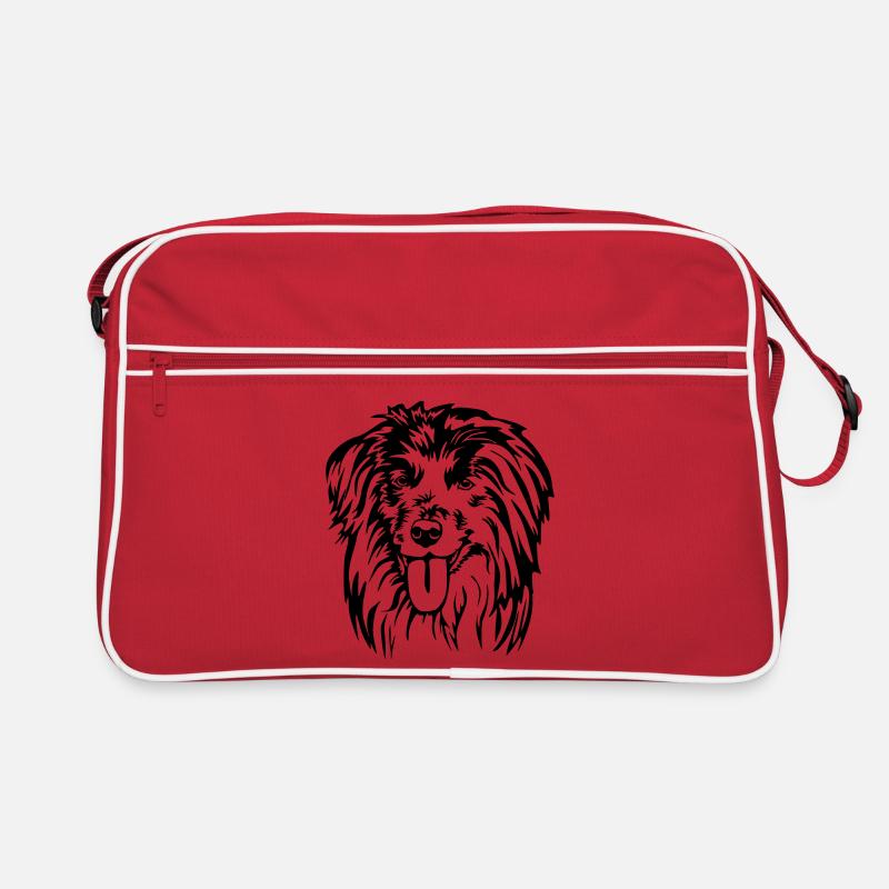 Berger des Pyrénées Kopf Retro Bag