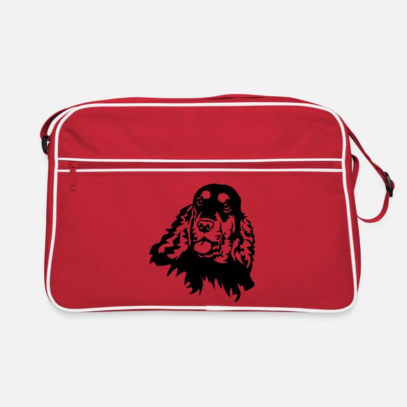 Cocker Spaniel Head Sac Retro