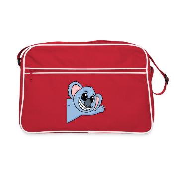 Koala Greeting Greeting Koala Bear - Retro Bag - red/white - Front