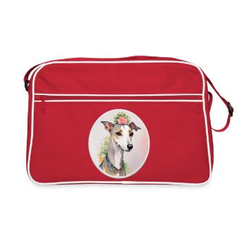 Whippet - Sac Retro - rouge/blanc - Devant