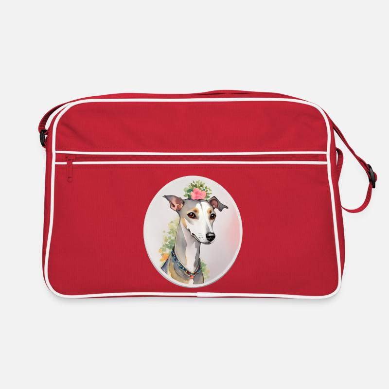 Whippet - Sac Retro - rouge/blanc