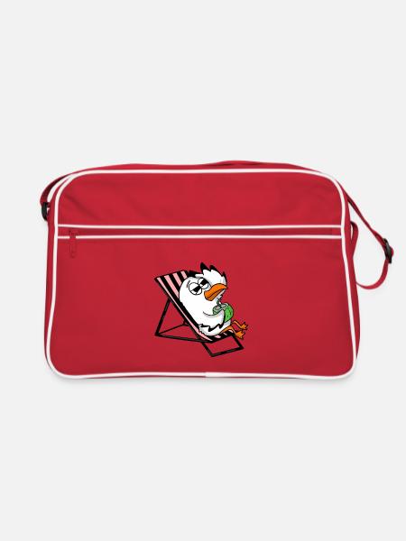 Gull - Retro Bag - red/white - Front