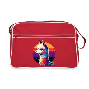 Alpaca - Retro Bag - red/white - Front
