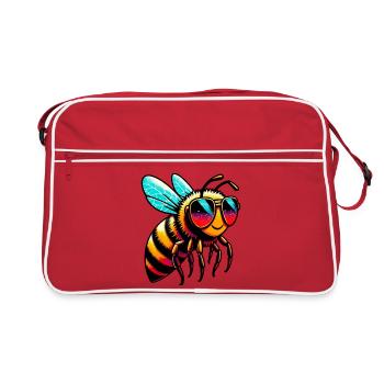 Abeille - Sac Retro - rouge/blanc - Devant