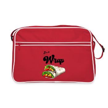 It's a wrap - Retro Bag - red/white - Front