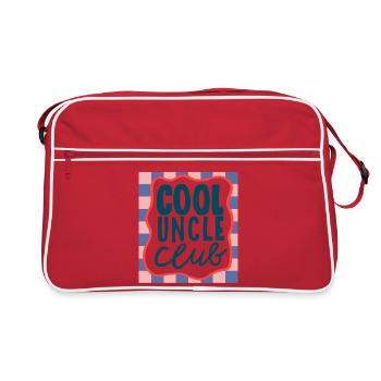 Cool Uncle Club Badge - Retro Bag - red/white - Front