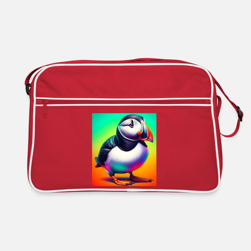 Papageitaucher Retro Tasche