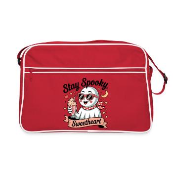 Séjour Spooky Sweetheart Ghost Retro Halloween - Sac Retro - rouge/blanc - Devant