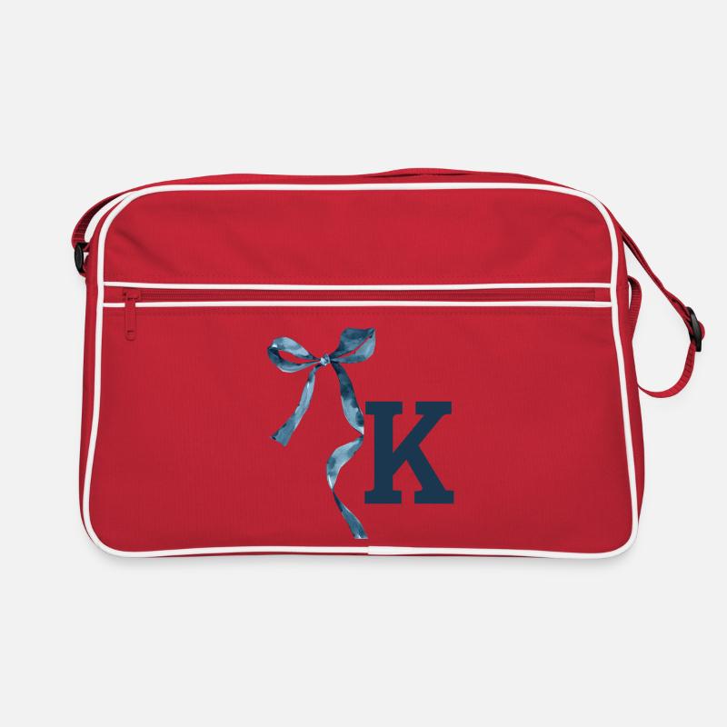 Monogram k gift idea Retro Bag