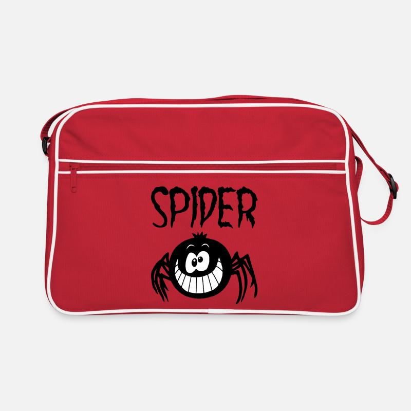 Fun White Spider Retro Bag