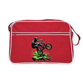 Vélo BMX - Sac Retro - rouge/blanc - Devant