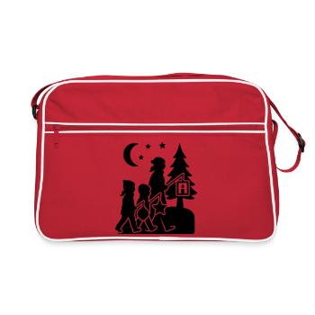 Lanterne Running Enfants - Sac Retro - rouge/blanc - Devant