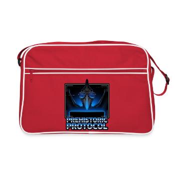 Néon du protocole ancien - Sac Retro - rouge/blanc - Devant
