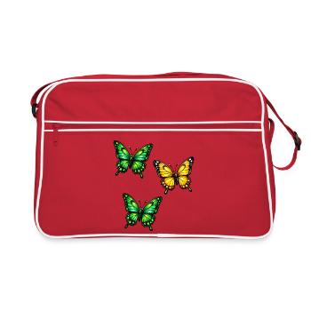 Papillons néon - Sac Retro - rouge/blanc - Devant