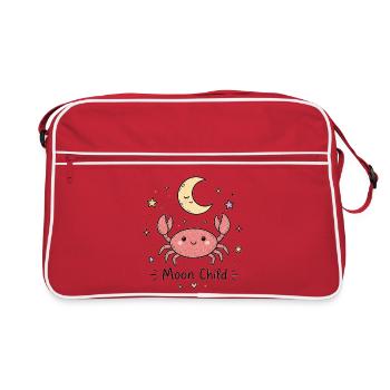 Astro Cancer – Enfant de la Lune - Sac Retro - rouge/blanc - Devant