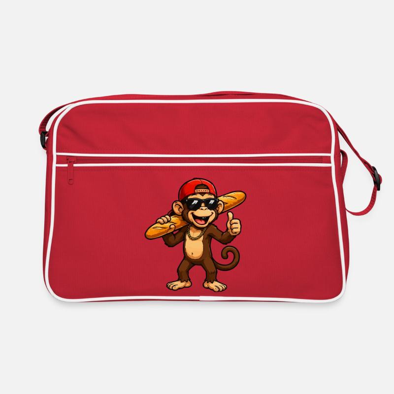 monkey-baguette-cool Retro Bag