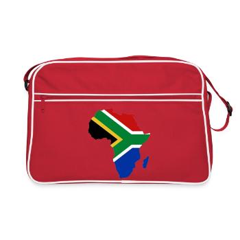 Suedafrika_Flagge_Afrika - Sac Retro - rouge/blanc - Devant