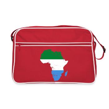Sierra_Leone_Flagge_Afrika_used - Sac Retro - rouge/blanc - Devant