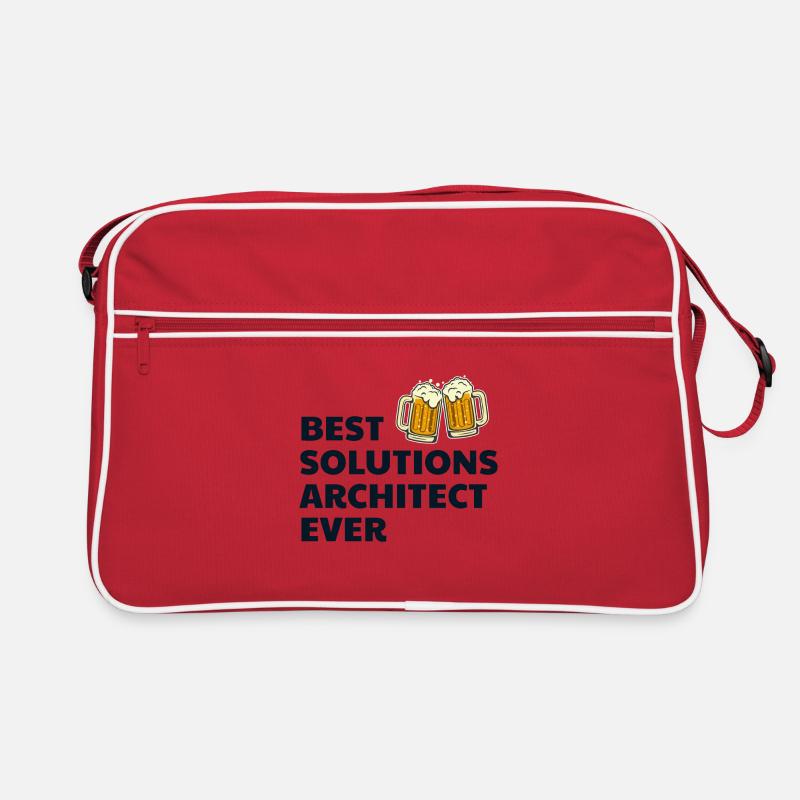 Solution Architecte Architecture Bière Drôle Sac Retro