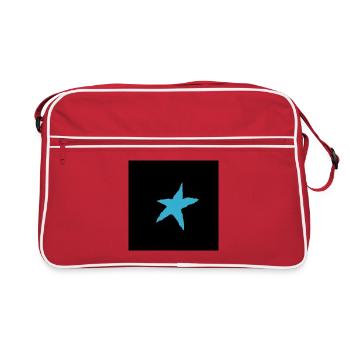 ETOILE. MER. PLAGE. OCEAN. VACANCES. HUMOUR - Sac Retro - rouge/blanc - Devant