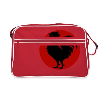 Rooster Ross - Retro Bag - red/white - Front