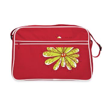 Sundew - Plante carnivore - Carnivore - Sac Retro - rouge/blanc - Devant