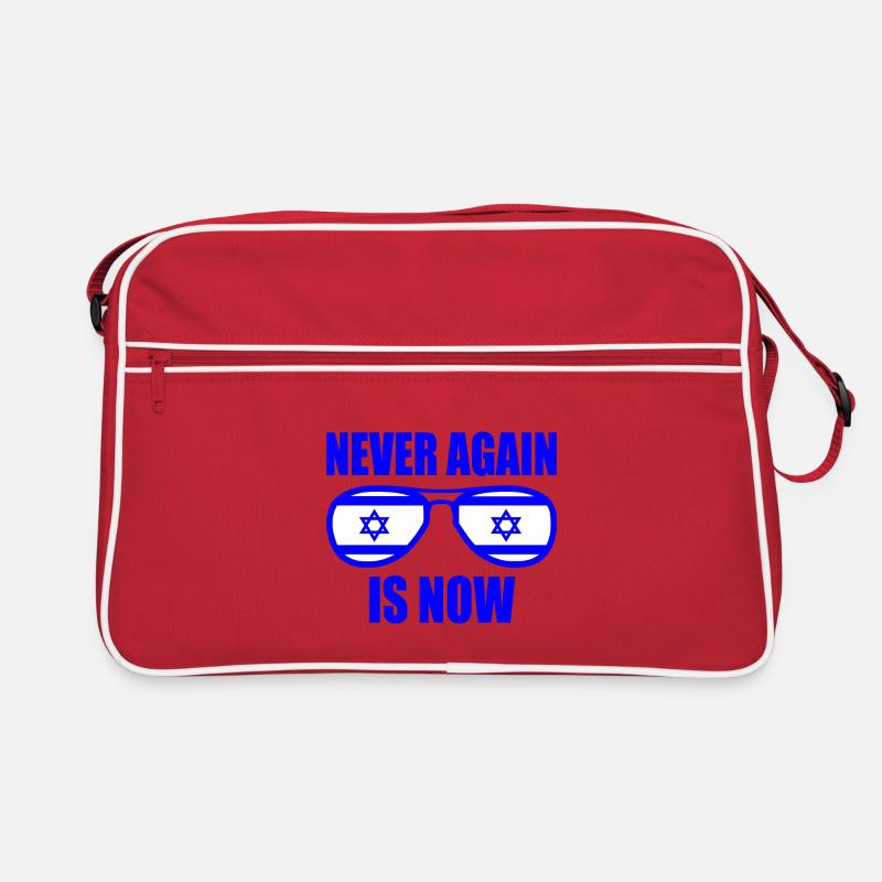 Never again is now Retro Tasche