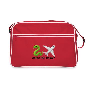 Toy Hose and Airplane Design - Retro Bag - red/white - Front