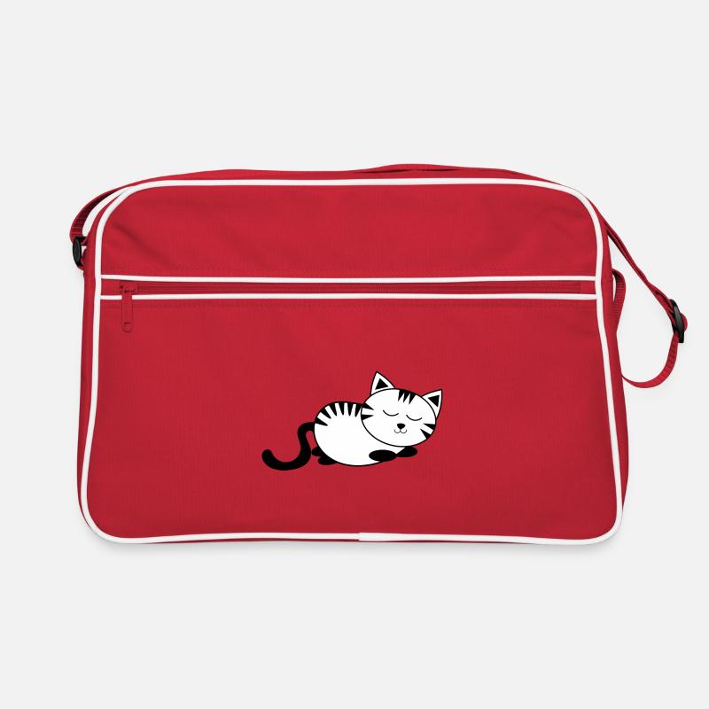 sleeping cat kawaii cat cat shirt gift Retro Bag