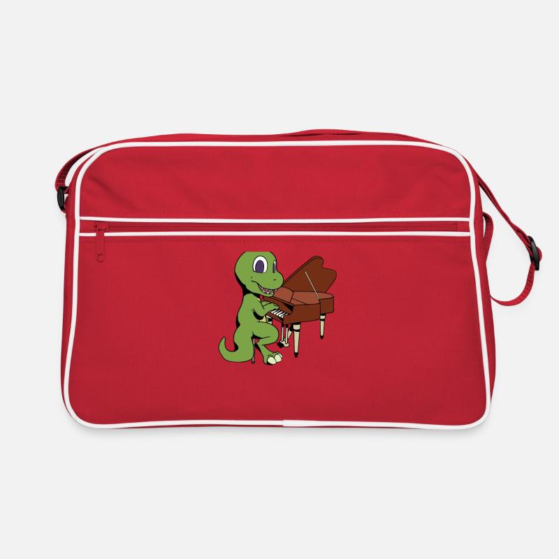 Comic TREX joue du piano Sac Retro
